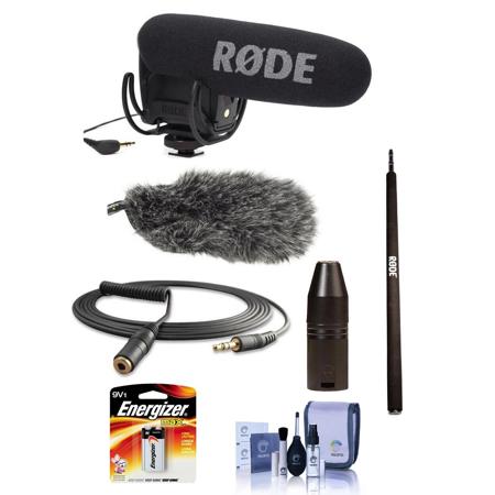 Rode VideoMic Pro On-Camera Microphone with Boompole Accessory Kit