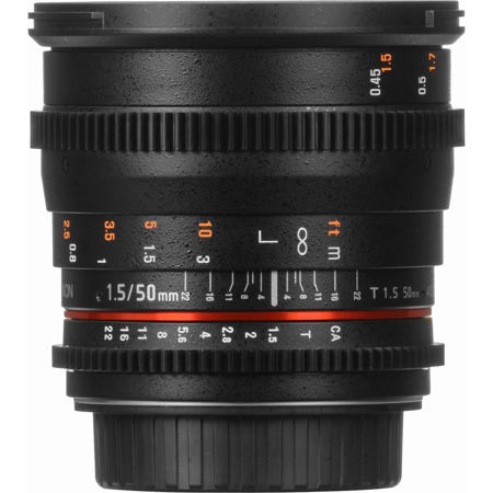 Rokinon 50mm T1.5 Cine DS Lens for Canon EF DS50M-C