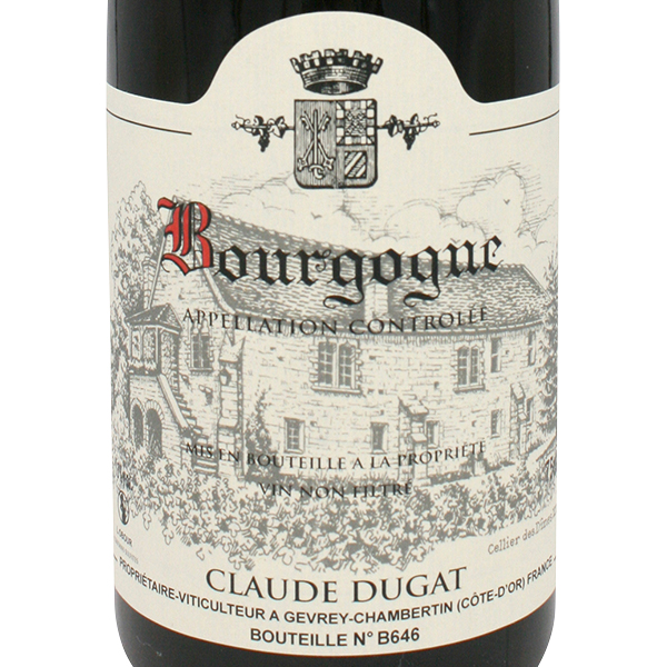 2019 ブルゴーニュ ルージュ クロード デュガ / クロード・デュガ
