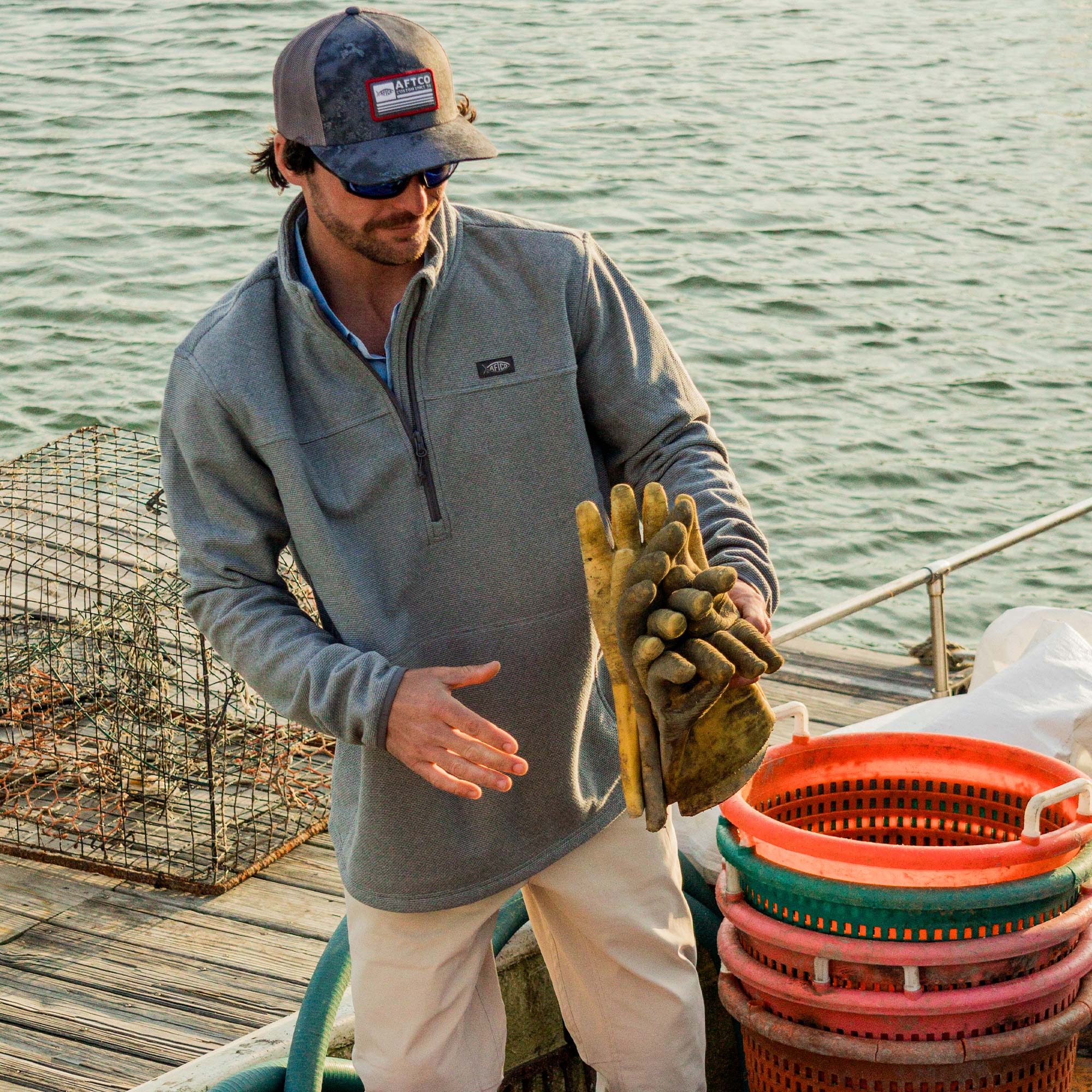 Sentinel ¼ Zip Pullover – AFTCO