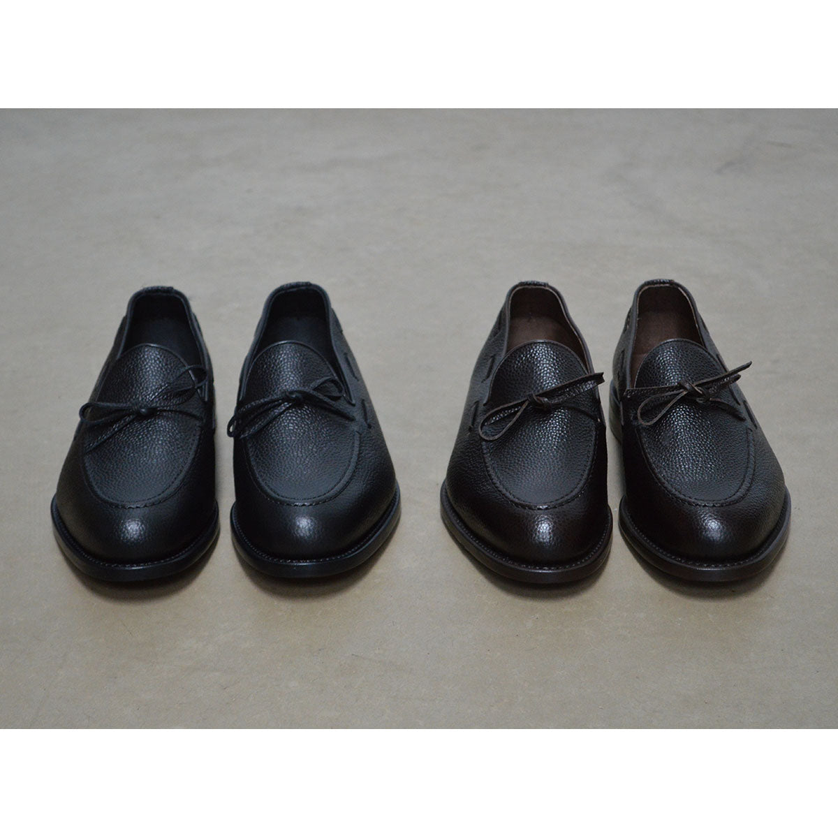Berwick 1707 Laced Loafer Black | Goodyear Welted Slip-On | A Fine