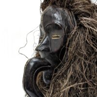 ダン族マスク アフリカン プリミティブアート 仮面 （n012-02