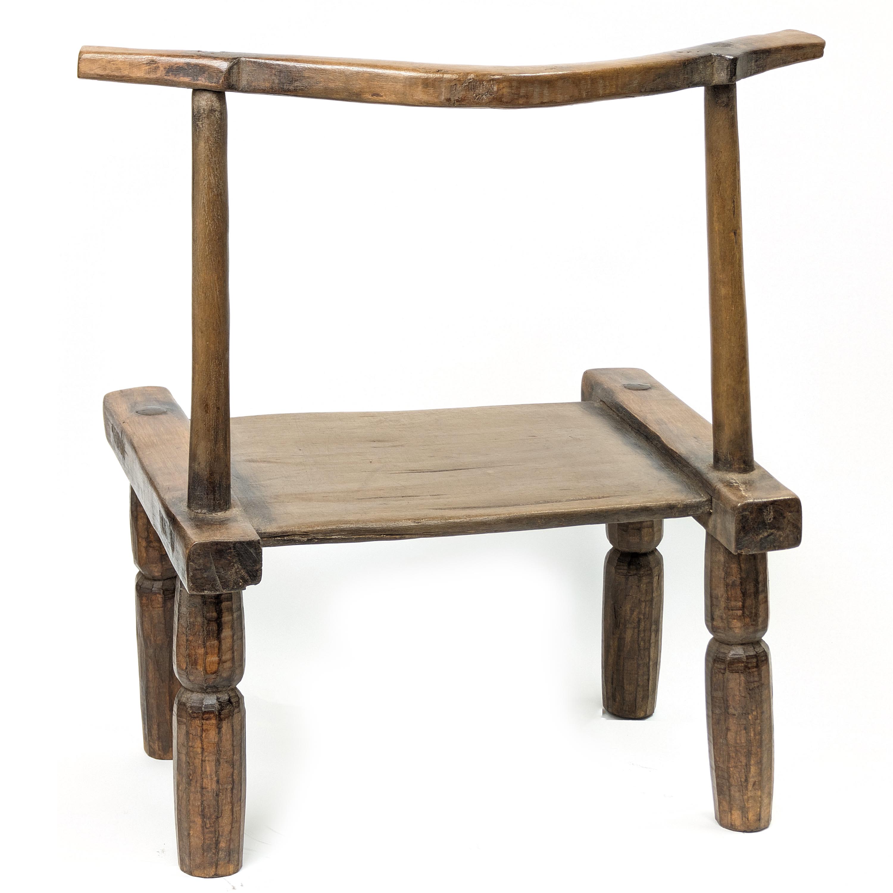 バウレ族の椅子 アフリカの家具 スツール （p578-11） - アフリカ雑貨