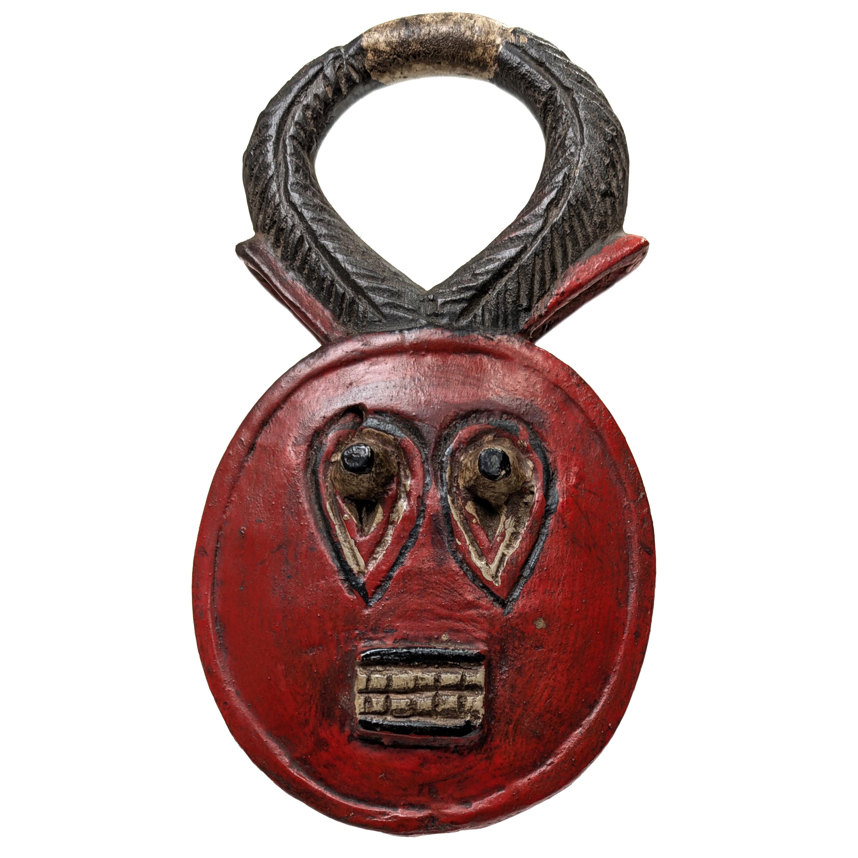 バウレ族プレプレミニ仮面 23cm アフリカン プリミティブアート マスク