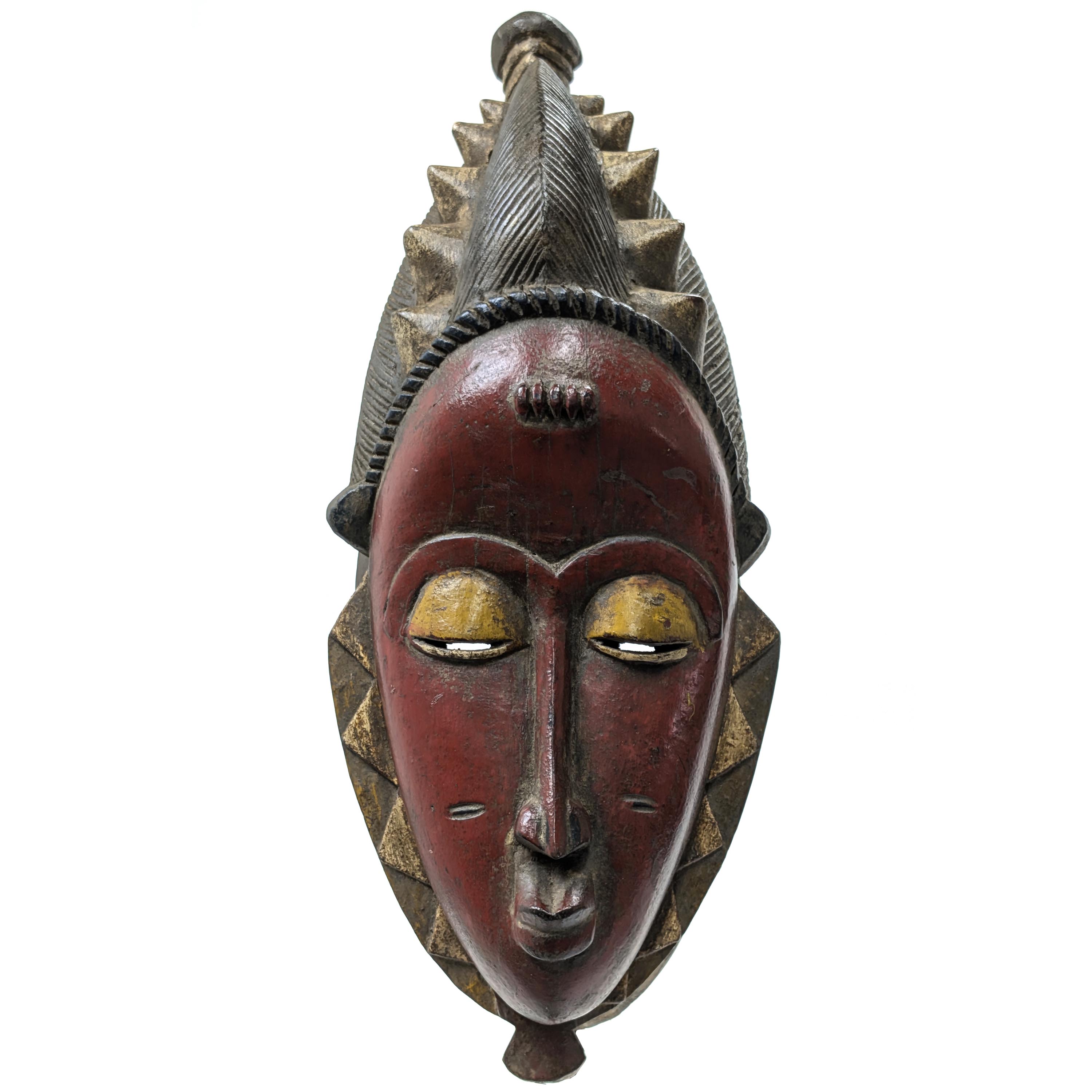グロ族仮面 51cm アフリカン プリミティブアート マスク （r121-21
