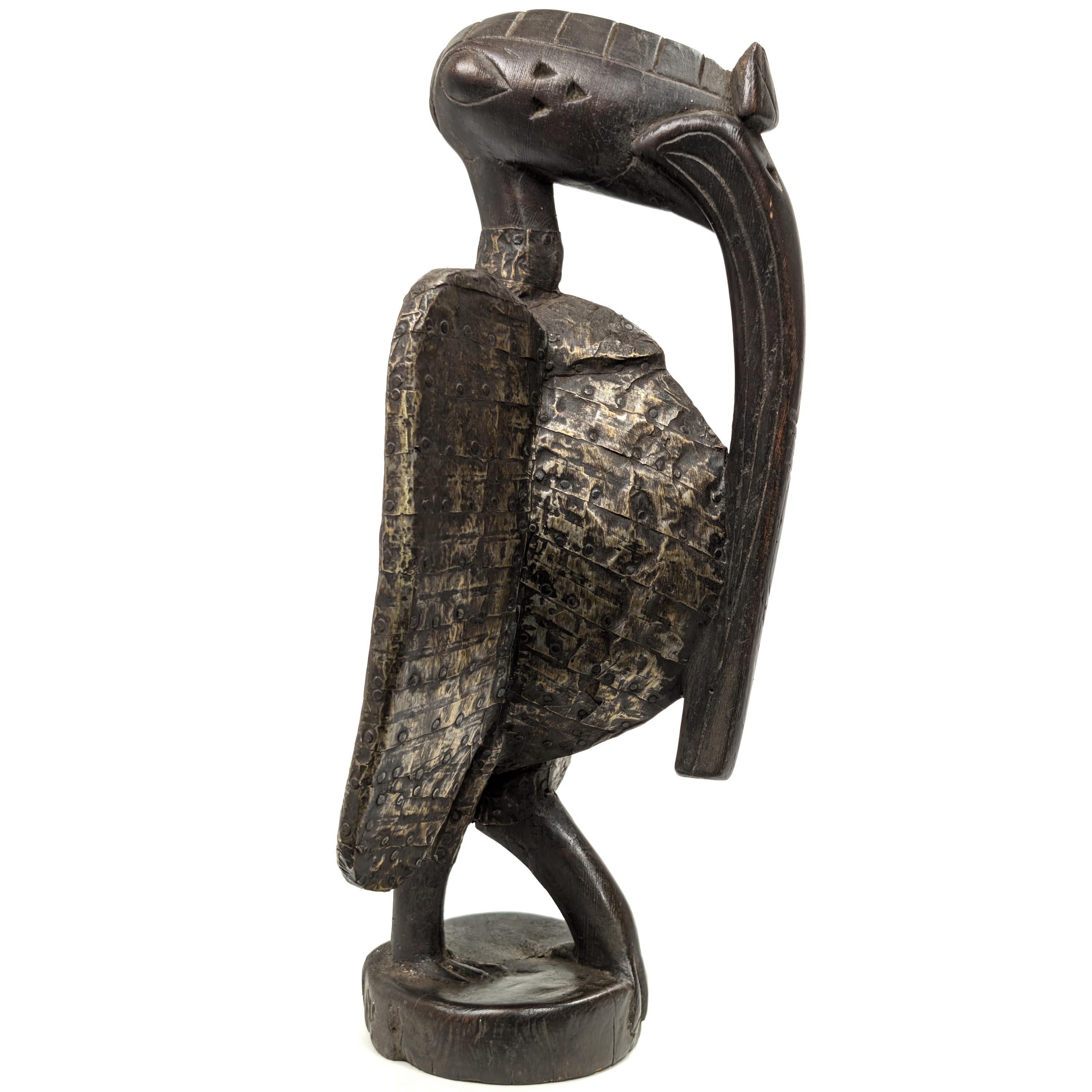 セヌフォ族木彫像カラオ 40cm アフリカン プリミティブアート （r133