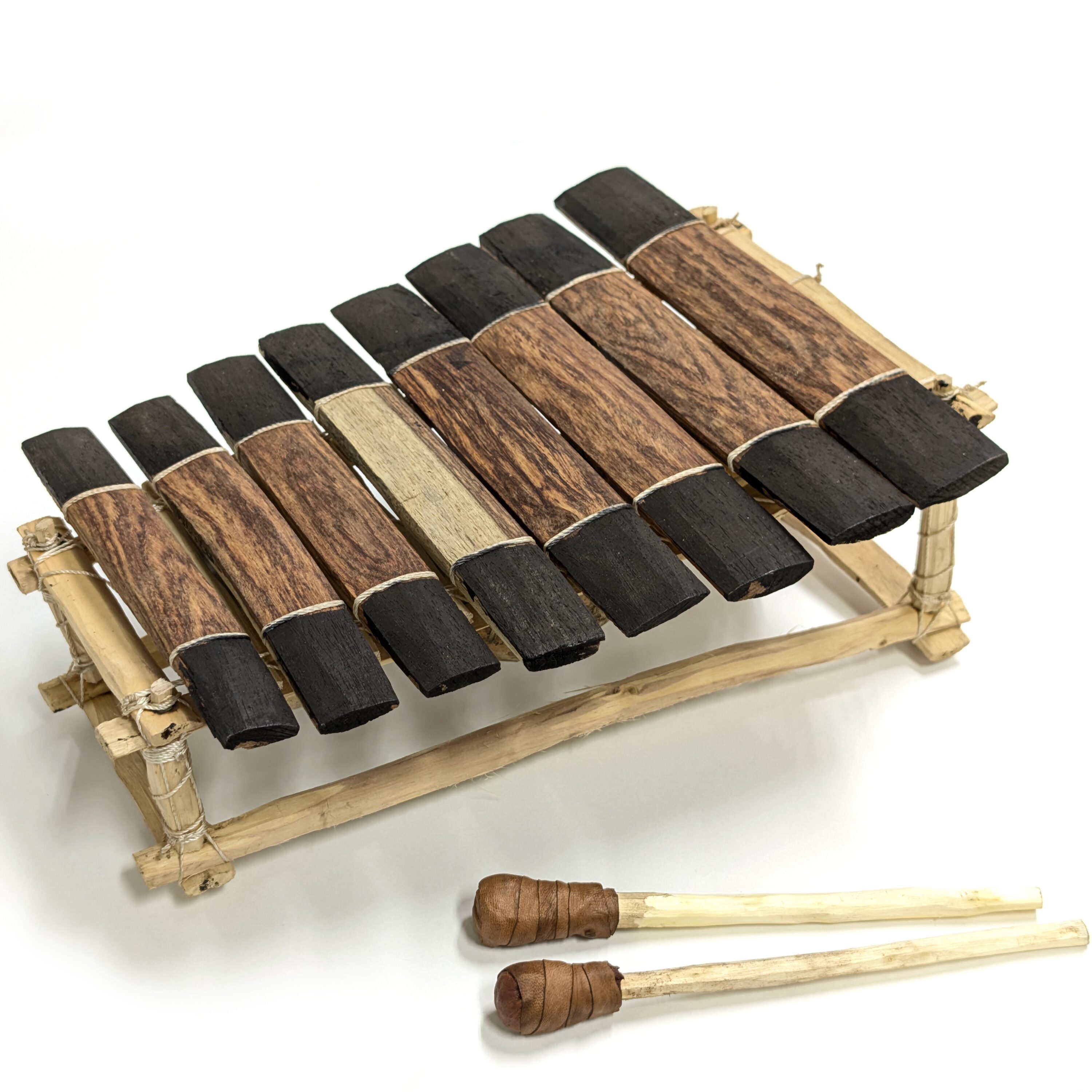 ミニ バラフォン ブルキナファソ製 8音 アフリカの打楽器 （r216-12