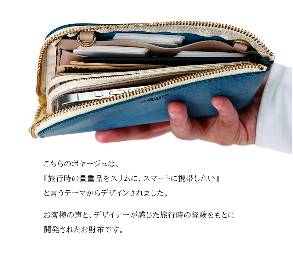 オールインワントラベルウォレット 旅行財布 ボヤージュ特集 革製品