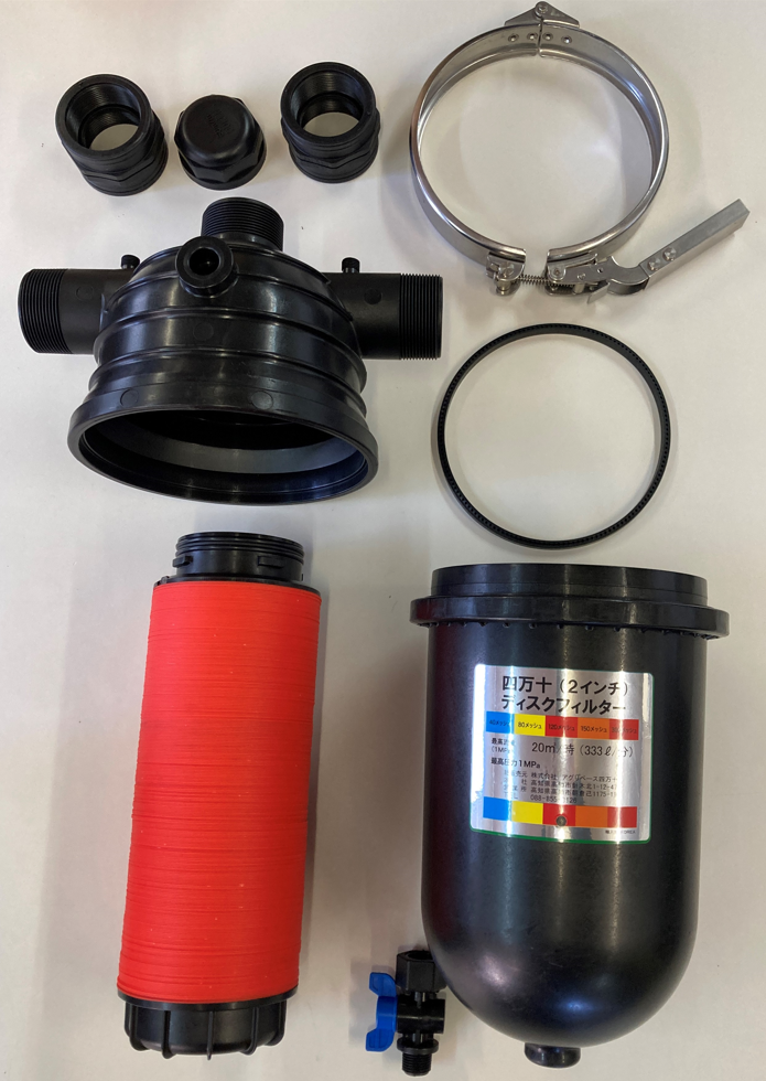 ディスクフィルター N（50mm / 120メッシュ） 商品詳細｜潅水チューブ