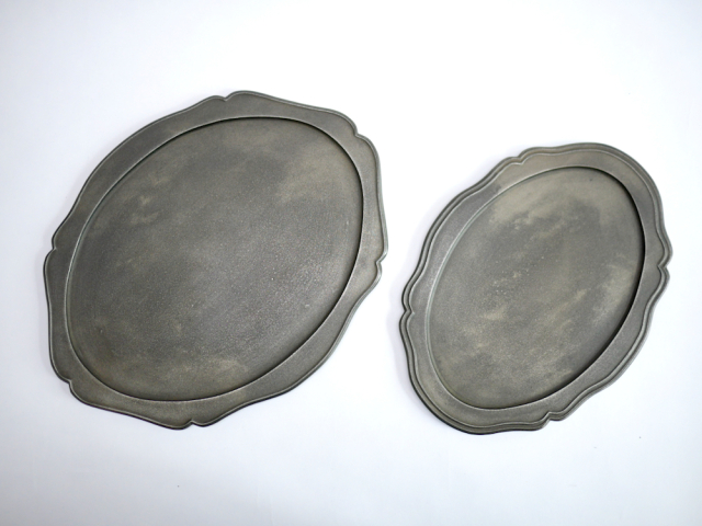 冨樫孝男 楕円西洋皿