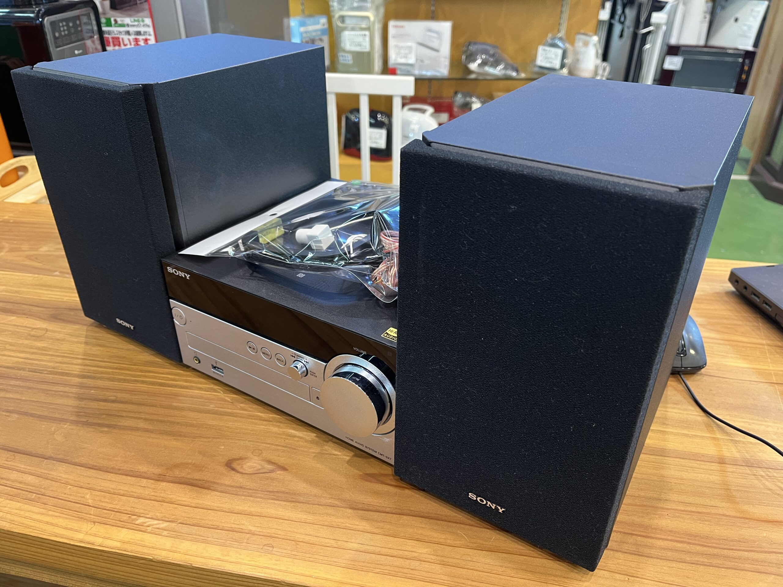SONY2016年製CMT-SX7ハイレゾ対応システムステレオ買取致しました。愛