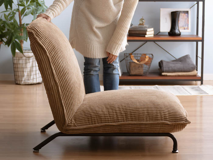 1人掛けフロアソファ コーデュロイ リクライニング Jake | 家具