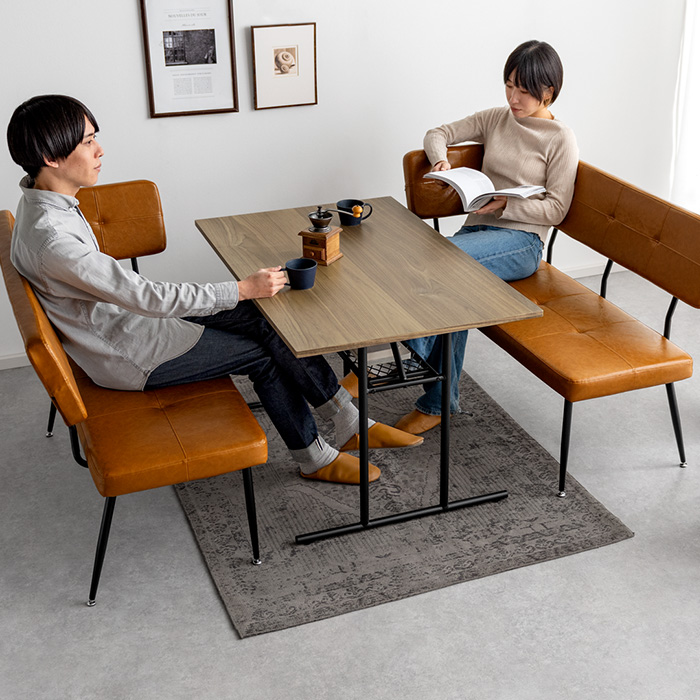 2人用 ダイニングベンチ・テーブル3点セット HOWARD〔ハワード