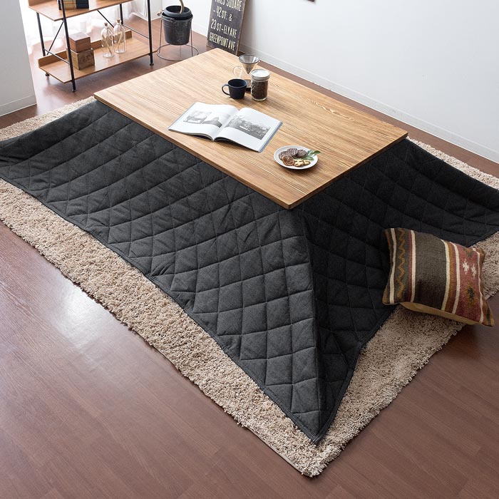 薄掛けデニムデザインこたつ掛け布団 長方形 190x240cm | 家具