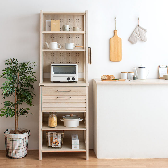 キッチンラック LAFIKA(ラフィカ) B/たっぷり収納タイプ | 家具