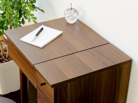 北欧 コンパクト木製ドレッサーnico(ニコ)スツール付き | 家具