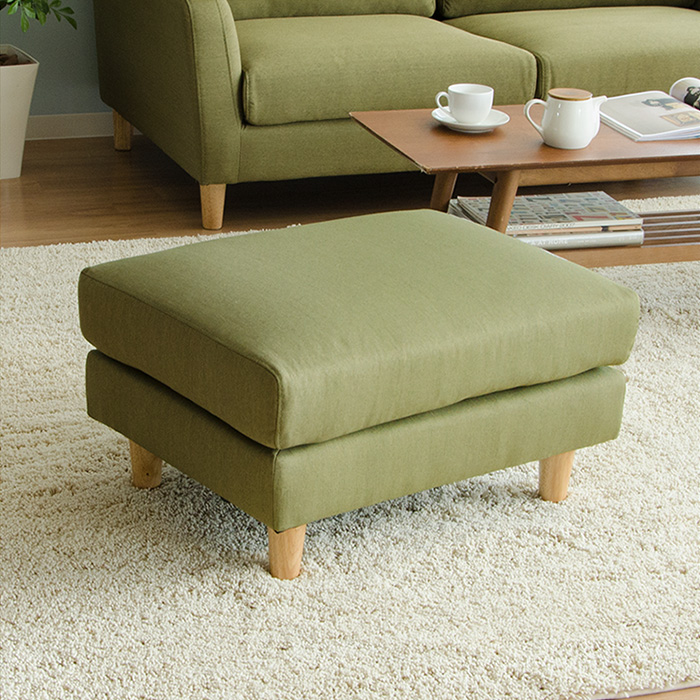 オットマン スツール 足置き ファブリック レザー LAURU | 家具