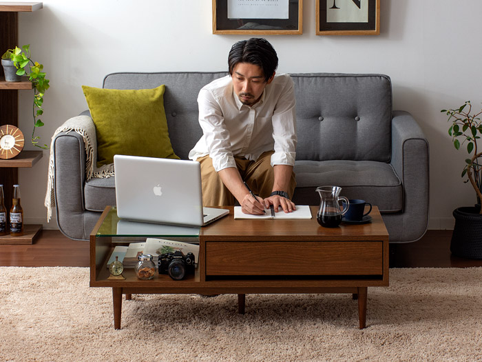 引き出し付きセンターテーブル KAUNIS (カウニス) | 家具・インテリア