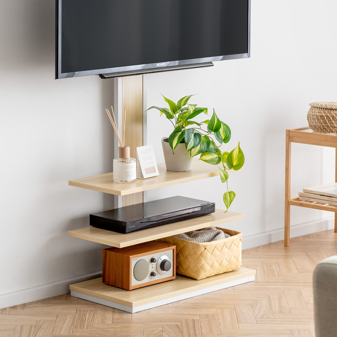 壁掛け風つっぱりテレビスタンド MOLLY(モリー) | 家具・インテリア