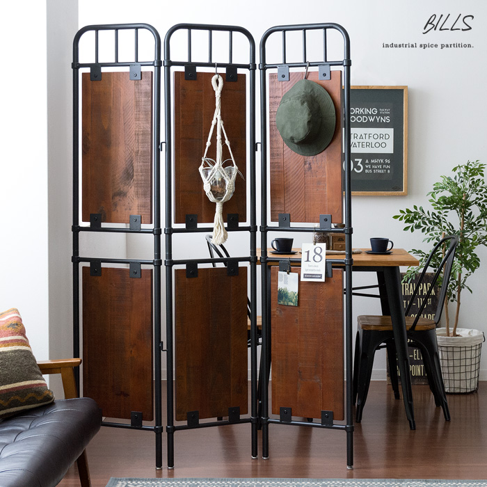ヴィンテージウッドパーテーション BILLS(ビルズ) | 家具・インテリア