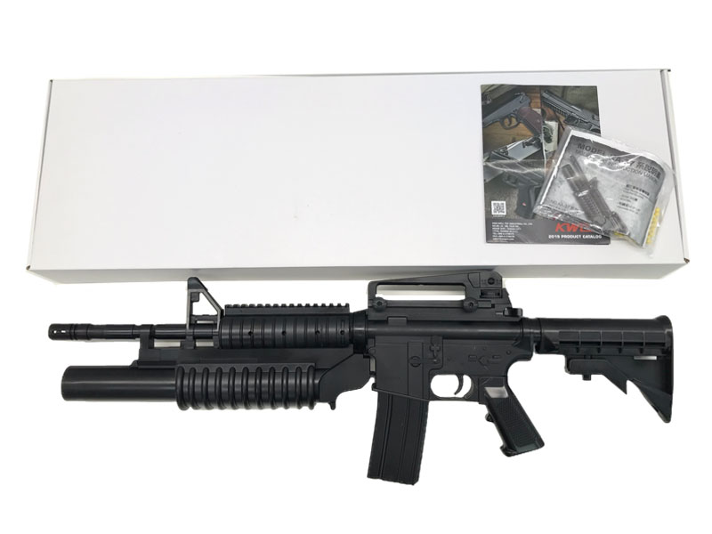 KWC] K4A1 M4A1 M203 エアコッキングガン (新品)の販売ページ｜エアガン.jp