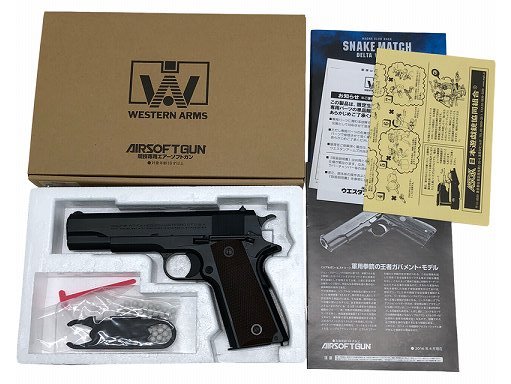 ウエスタンアームズ　コルト　M1911　ゲッタウェイ　ガンブラックver. ウエスタンアームズ】コルトM1911 ゲッタウェイ ブラック