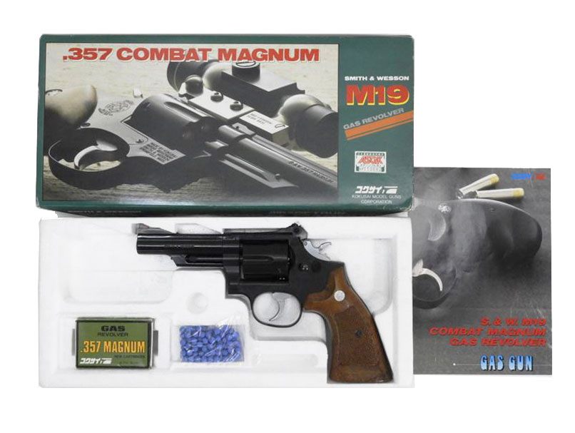 コクサイ] S&W M19 .357 コンバット マグナム 4インチ NO.113 ガス