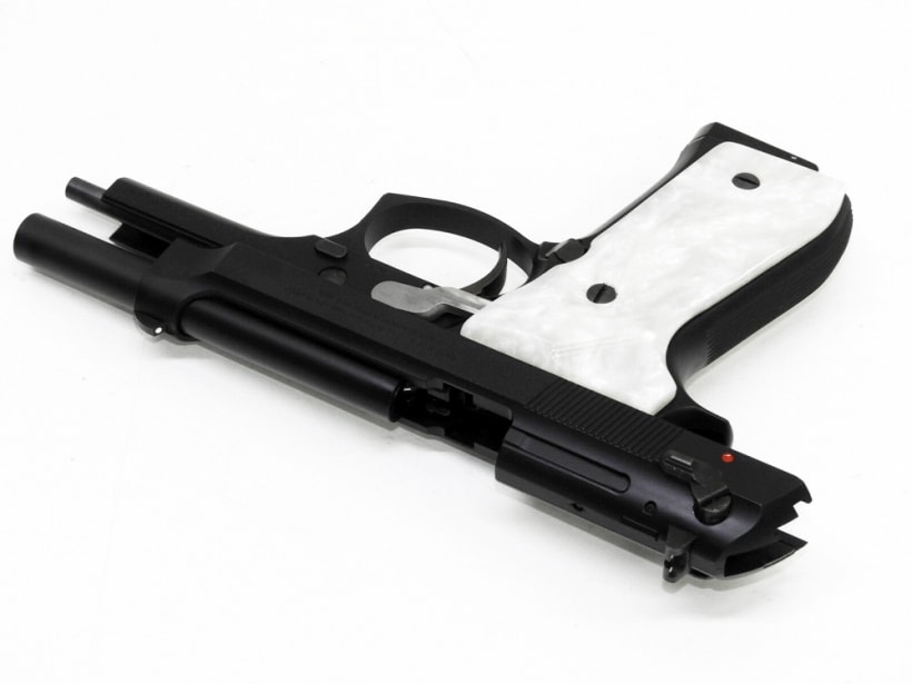 WA] ベレッタM92FS DXバージョン ホワイトパールグリップ (中古)の販売