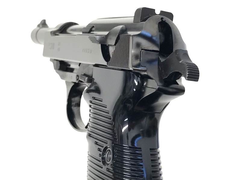 マルゼン] ワルサーP38 ブラックメタル ブローバックガスガン (中古)の