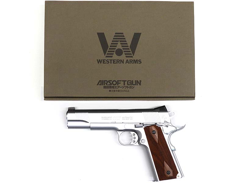 WA] コルト XSE ガバメント オールシルバー HW ガスブローバック