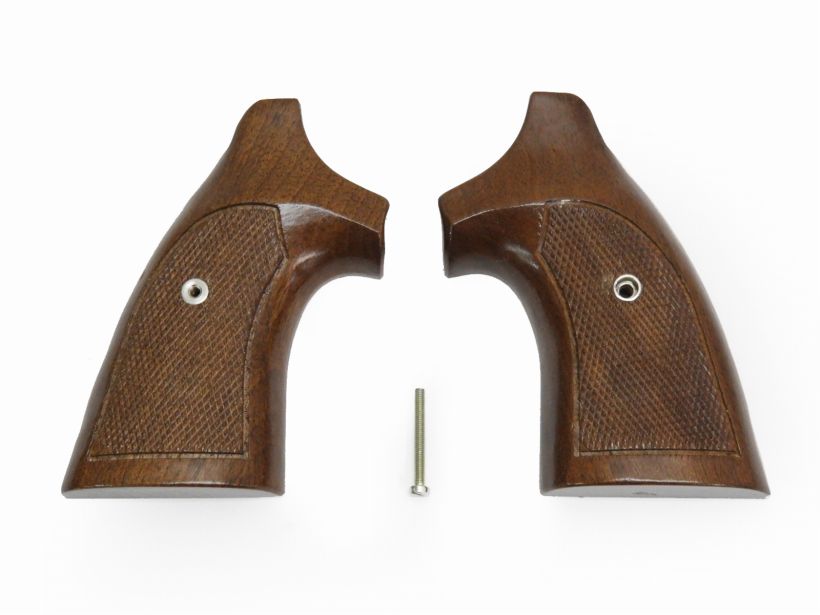 メーカー不明] S&W Jフレーム用 木製グリップ ラウンドコンバージョン