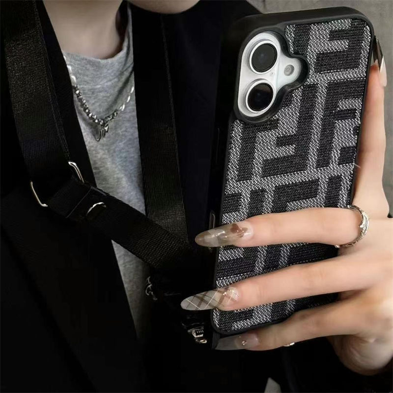 Fendi フェンディiphone14 16 pro 15 plusケースブランドカード入れ