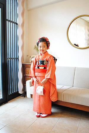 七五三7歳☆総絞りの祝い着 | 着物レンタルの灯屋2 ブログ