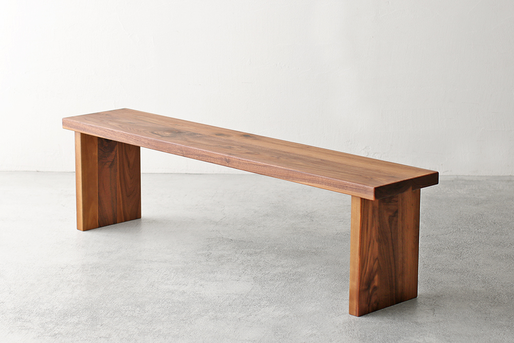 秋山木工WEB / ベンチ BE-119 ウォールナット材