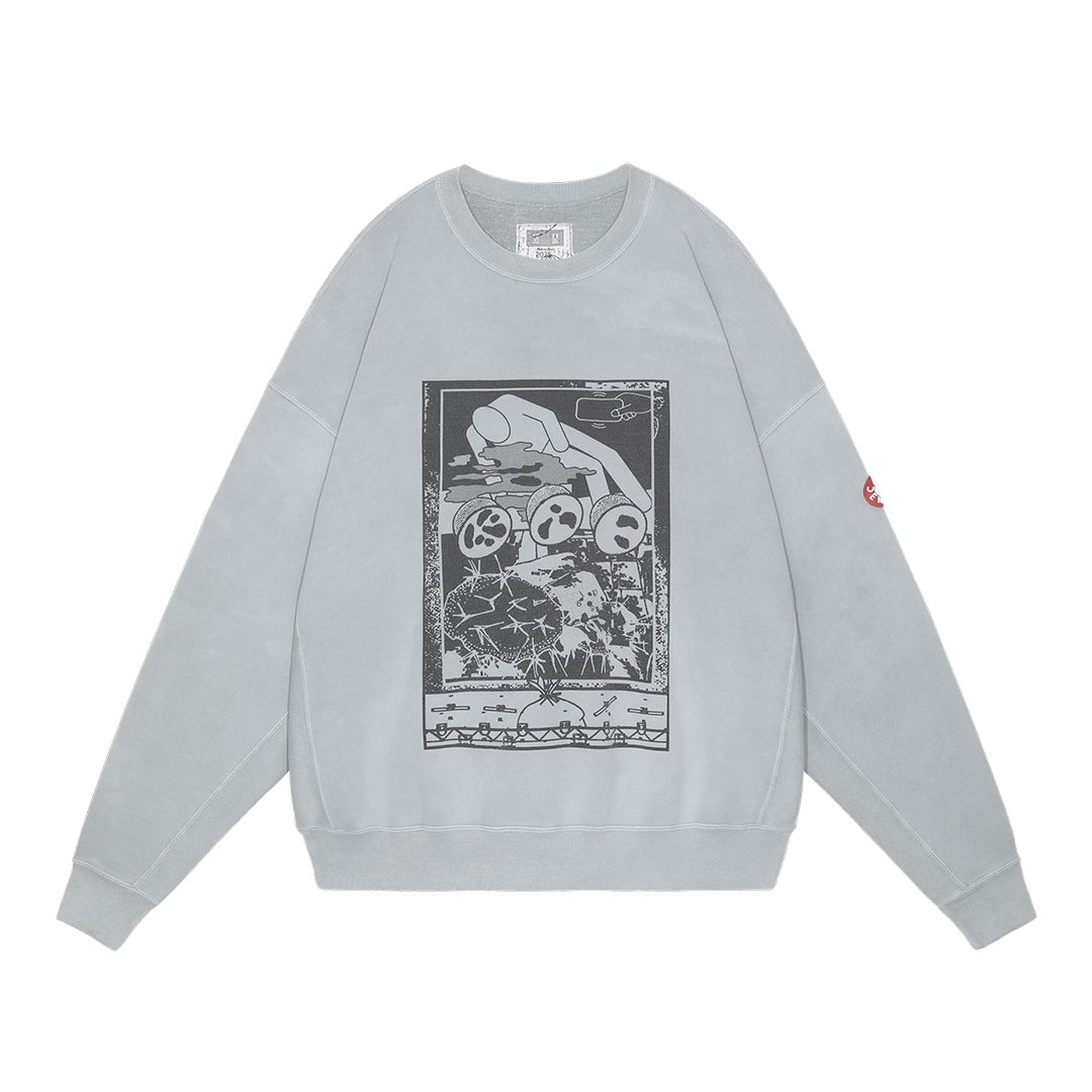 C.E - OVERDYE FK MindfulnessBlock CREW NECK | ALTERFATE