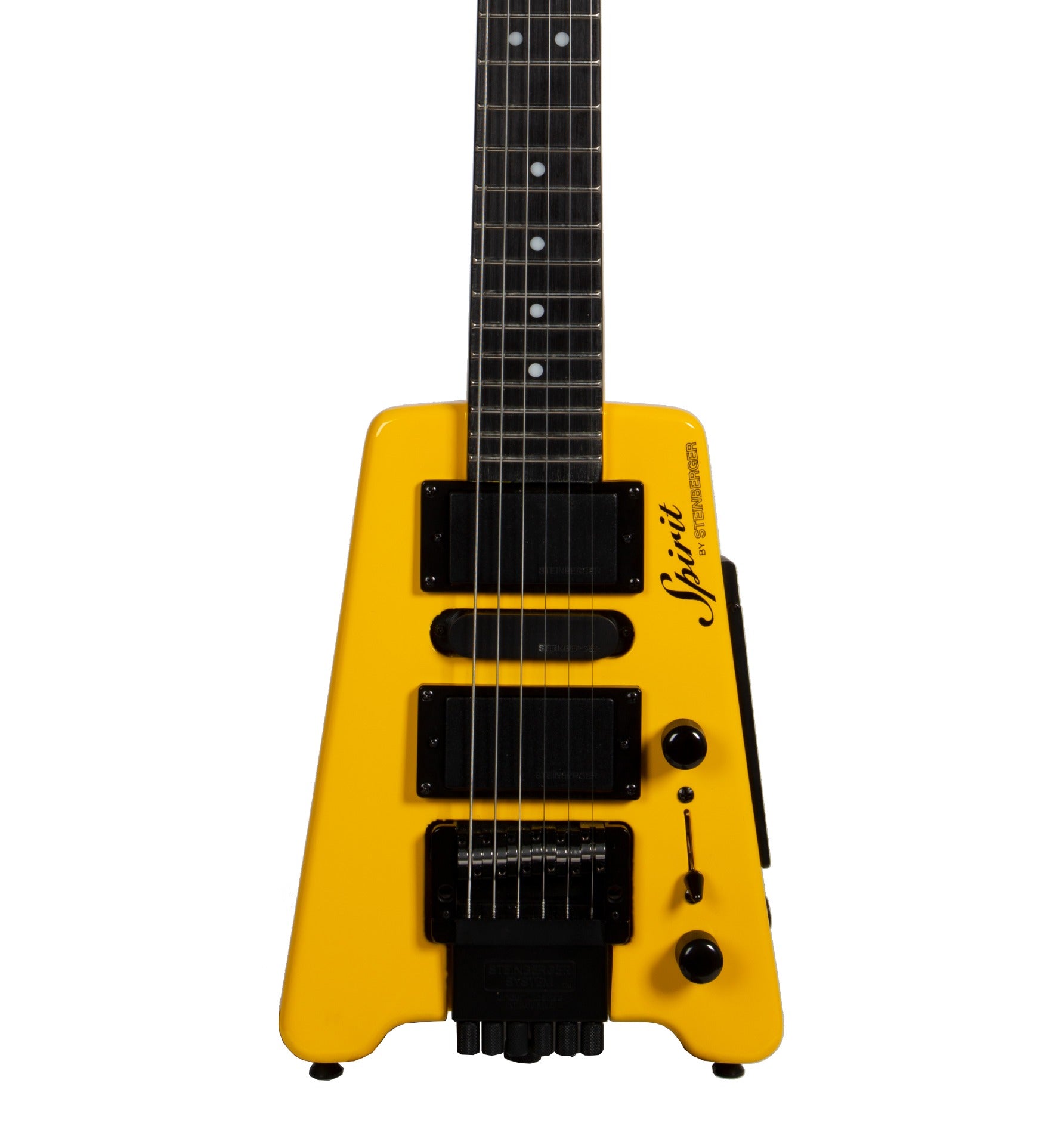 Steinberger Spirit GT-PRO Deluxe Electric Guitar in Hot Rod Yellow