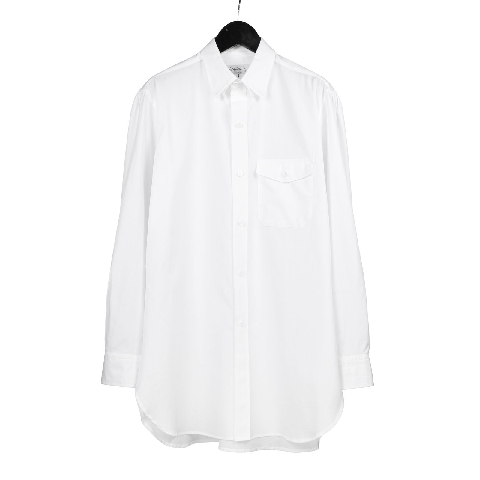 yohji yamamoto - pour homme | 三枚衿B / シャツ (メンズ) / ホワイト