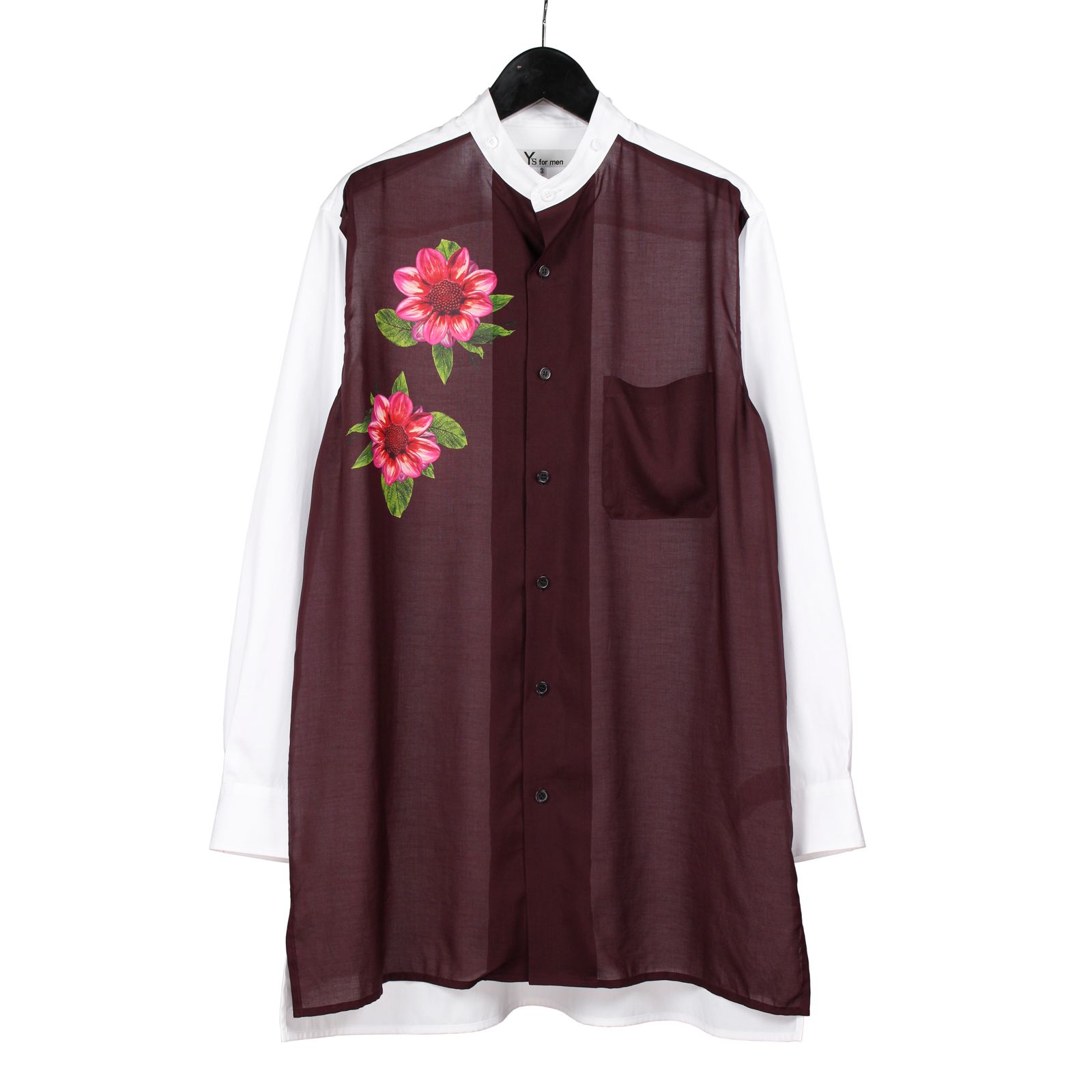 yohji yamamoto - Y's for men | TRIPLE COLLAR SHIRT IN BROAD AND