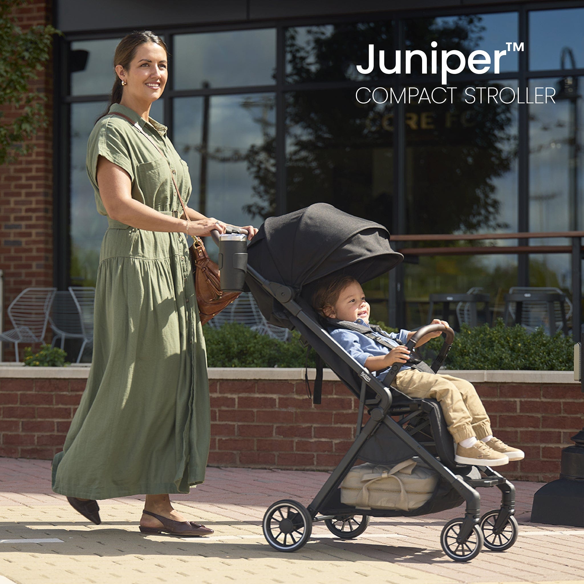 Britax Juniper Compact Stroller - Raven Black – Albee Baby