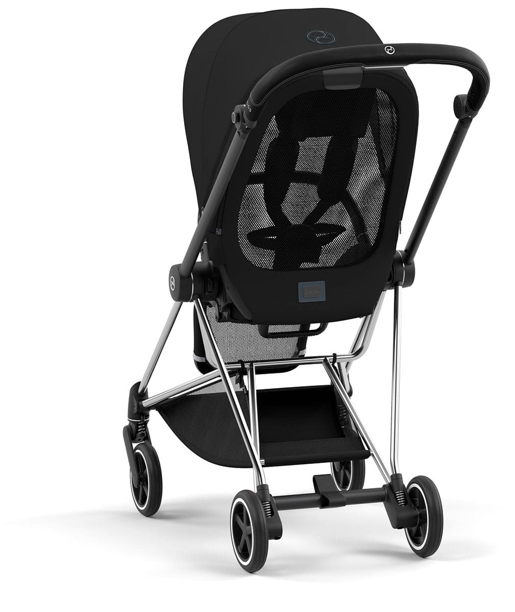 Cybex Mios 3 Stroller (One Box) - Chrome / Black / Deep Black