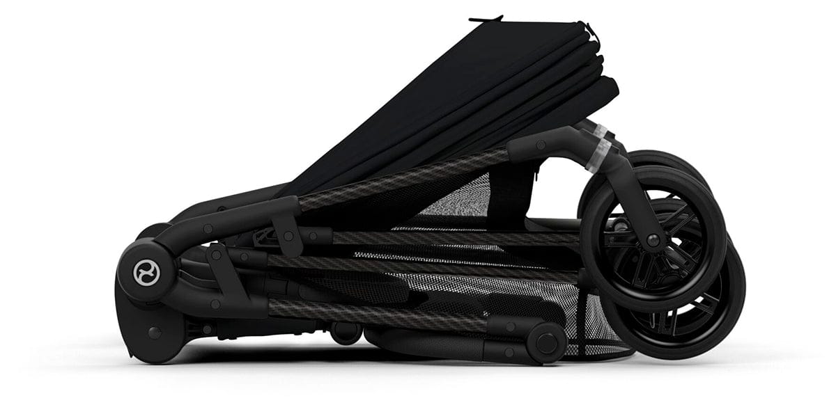 Cybex Melio Carbon 3 Compact Stroller - Moon Black – Albee Baby