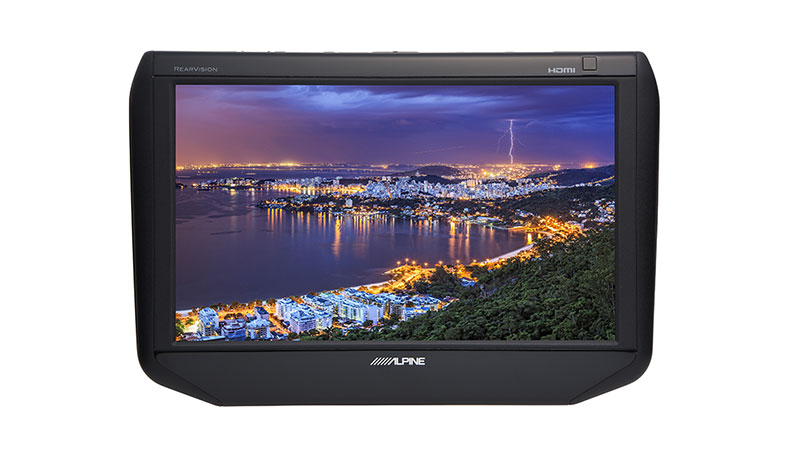 9型WSVGAヘッドレスト取付け型リアビジョンSSA9 | カー用品 アルパイン