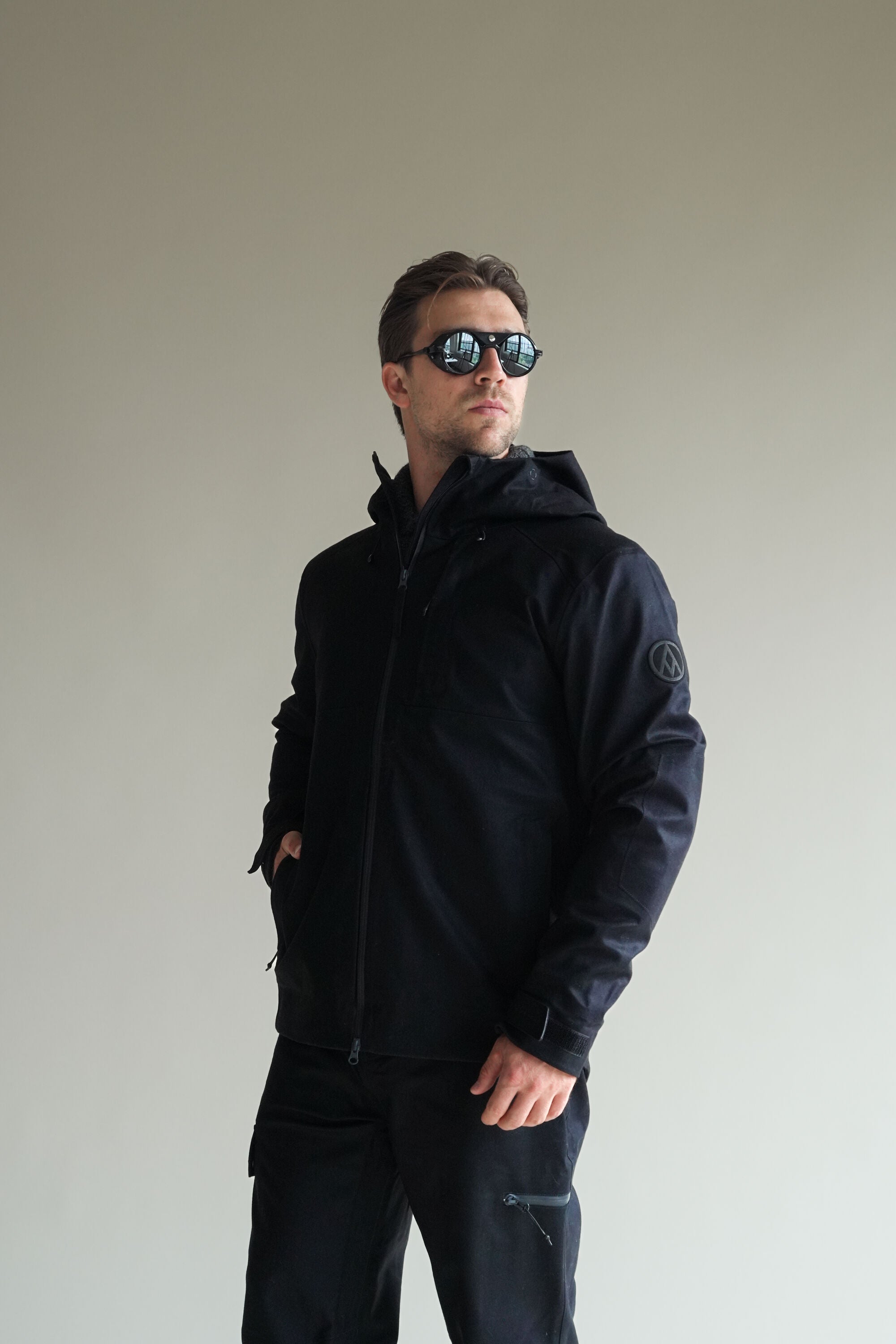 Men's Ascent Shell Jacket - schoeller c_change wool | Alps & Meters