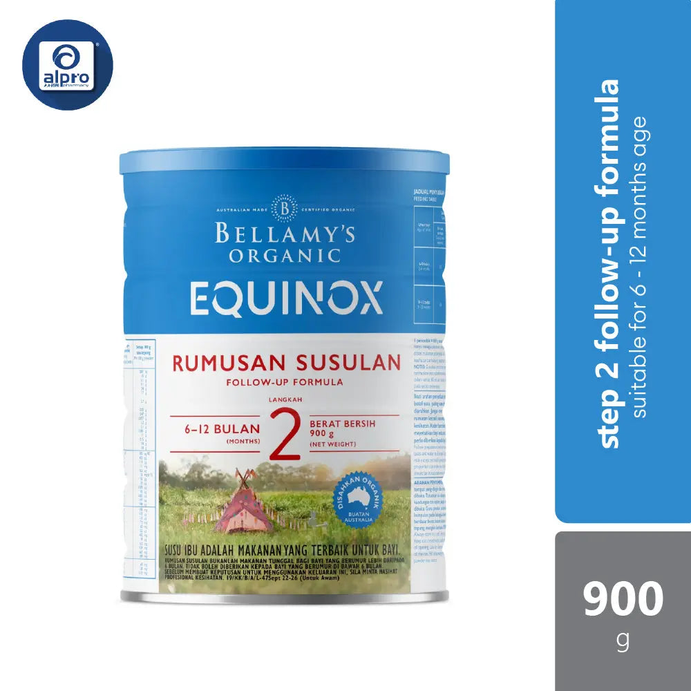 Bellamy's Organic Step 2 Equinox Follow-On Formula 900g | Suitable for