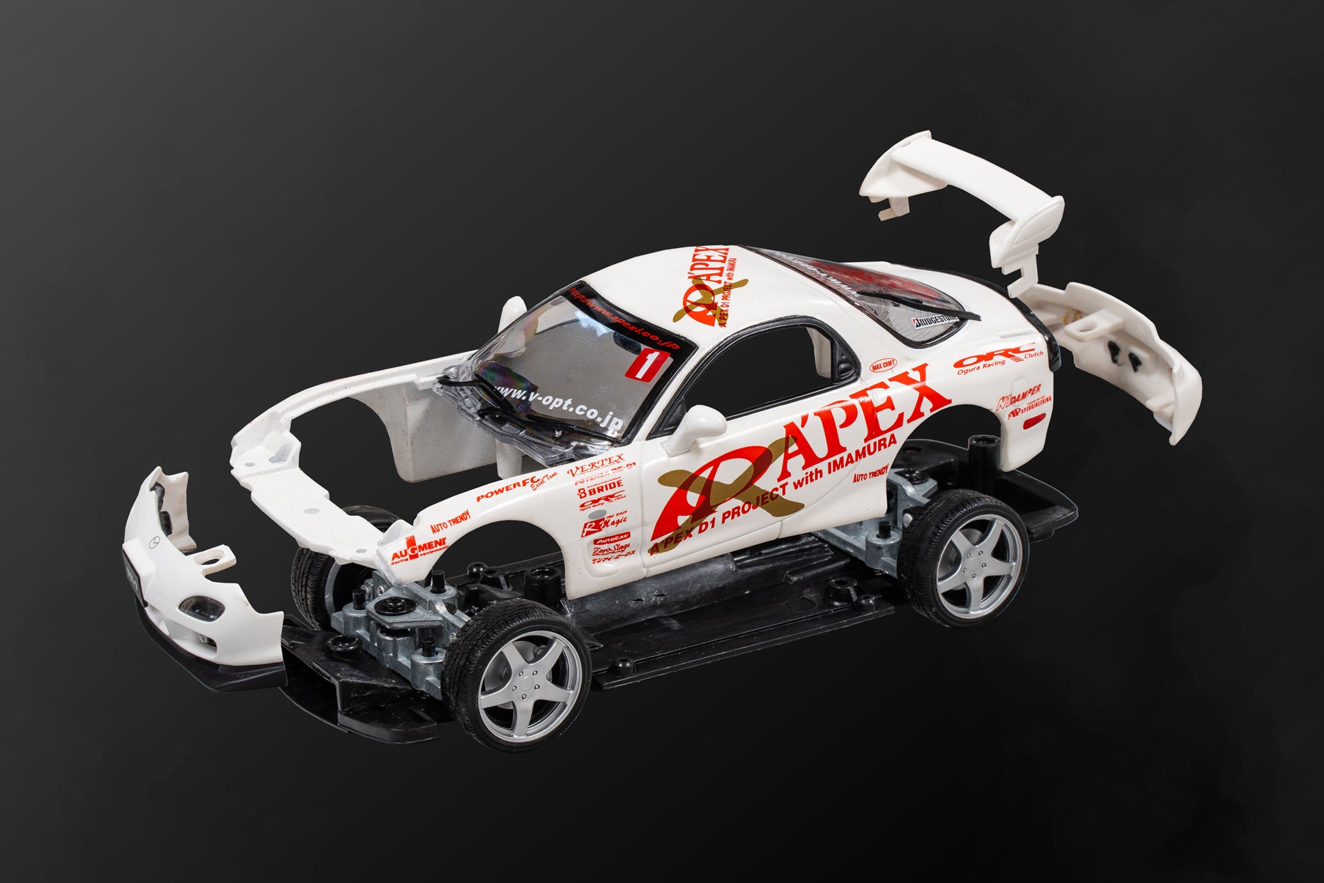 A'PEXi - RX-7 FD3S APEX D1GP Project - AUTO PRO SHOP 1/24 Scale