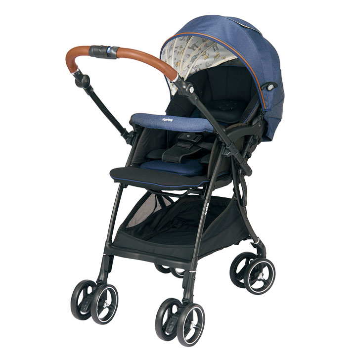 ☆美品☆ アップリカ　ラクーナビッテ クッション ベビーカー　アニマル柄 美品 アップリカ ラクーナビッテクッション アニマル柄 レザー