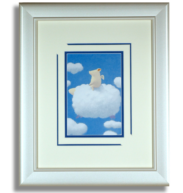 渡辺宏「天使の休息」 ポストカード額装