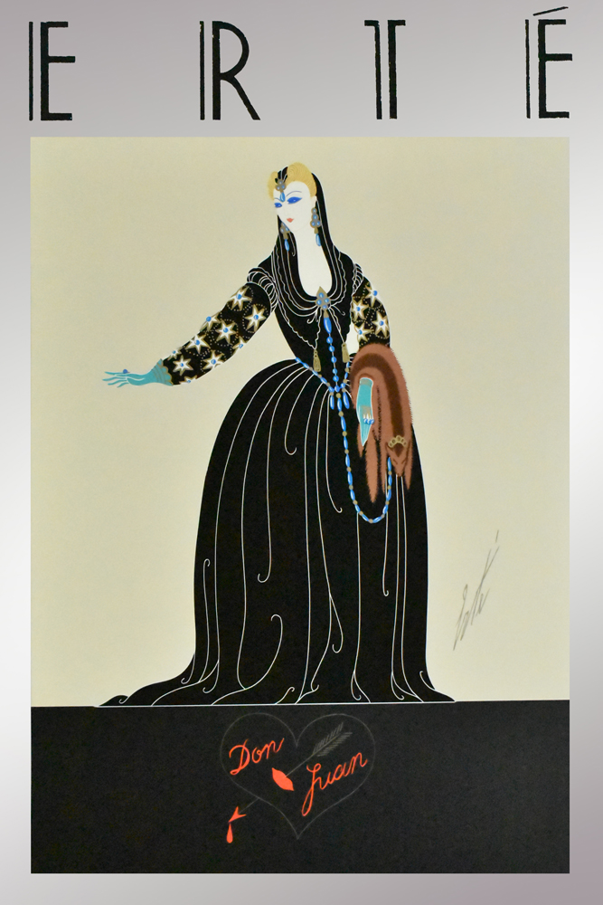 エルテ（ロマン・ド・ティルトフ） ポスター DON JUAN E1|アート