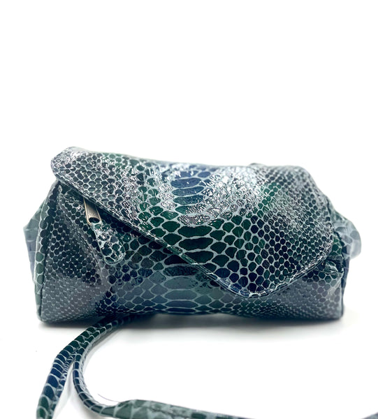 Josephine Crossbody Bag WaterColor Cobra Snake Pattern