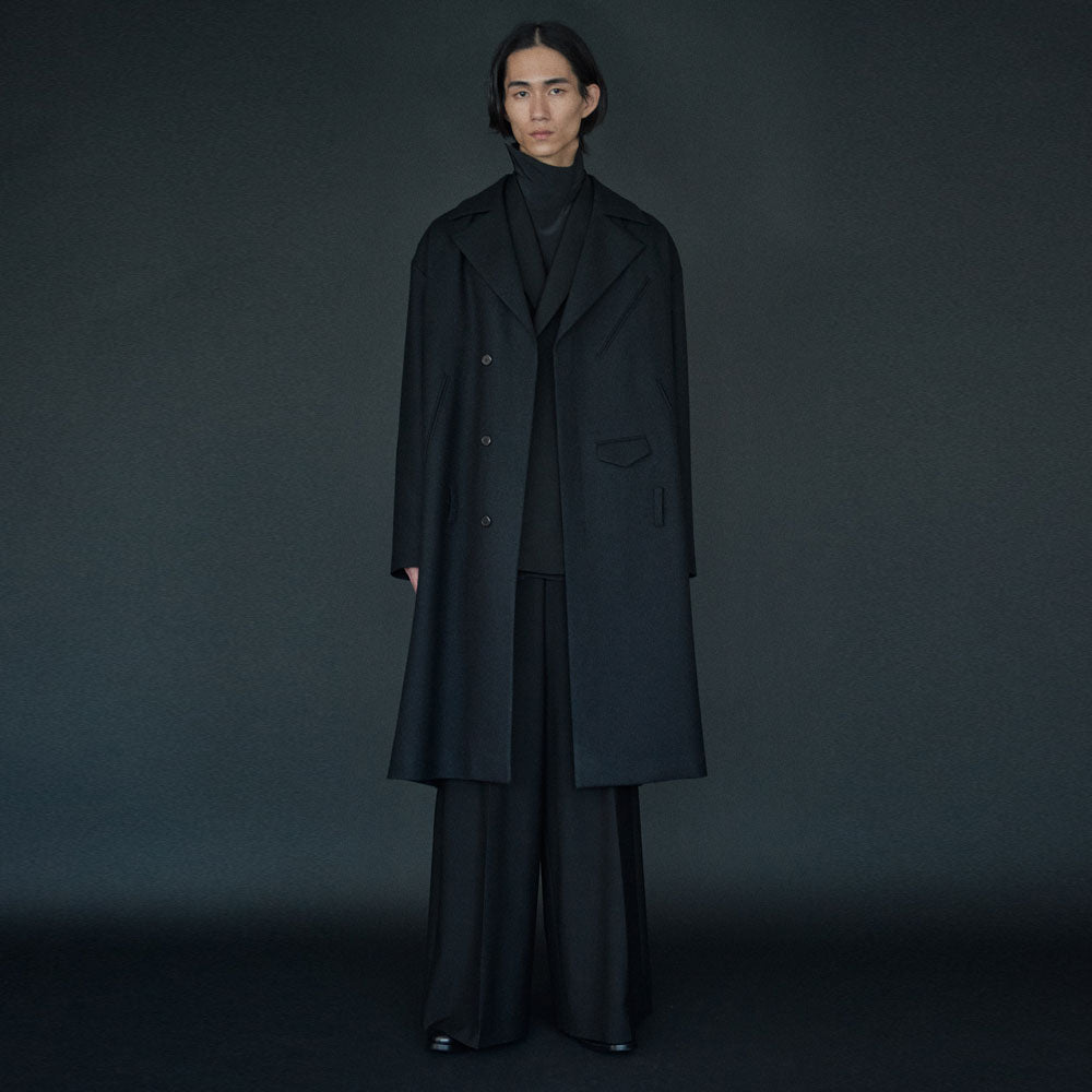 LAD MUSICIAN(ラッドミュージシャン) - WOOL FLANNEL LONG RIDERS COAT
